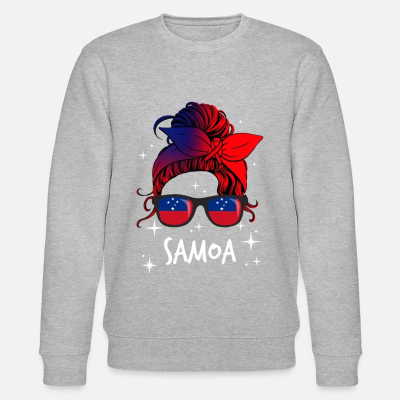 Samoa - Sweat bio CHANGER Stanley/Stella Unisexe - gris chiné