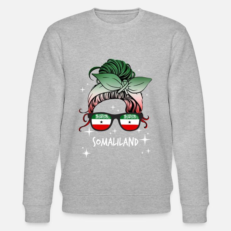 Somaliland - Stanley/Stella CHANGER Unisex Organic Sweatshirt - heather grey