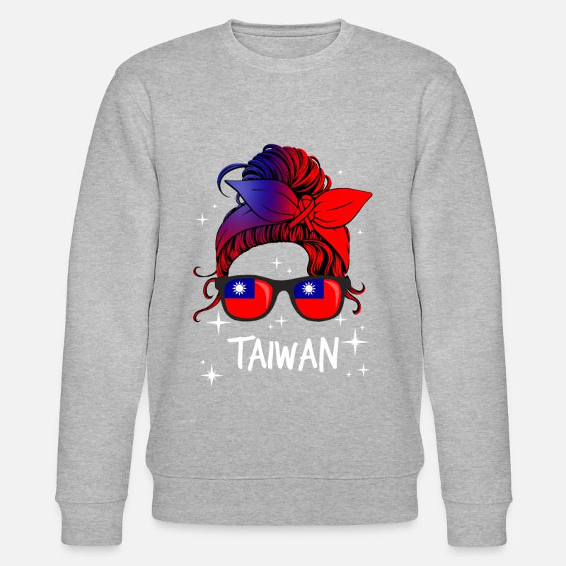 Taïwan - Sweat bio CHANGER Stanley/Stella Unisexe - gris chiné