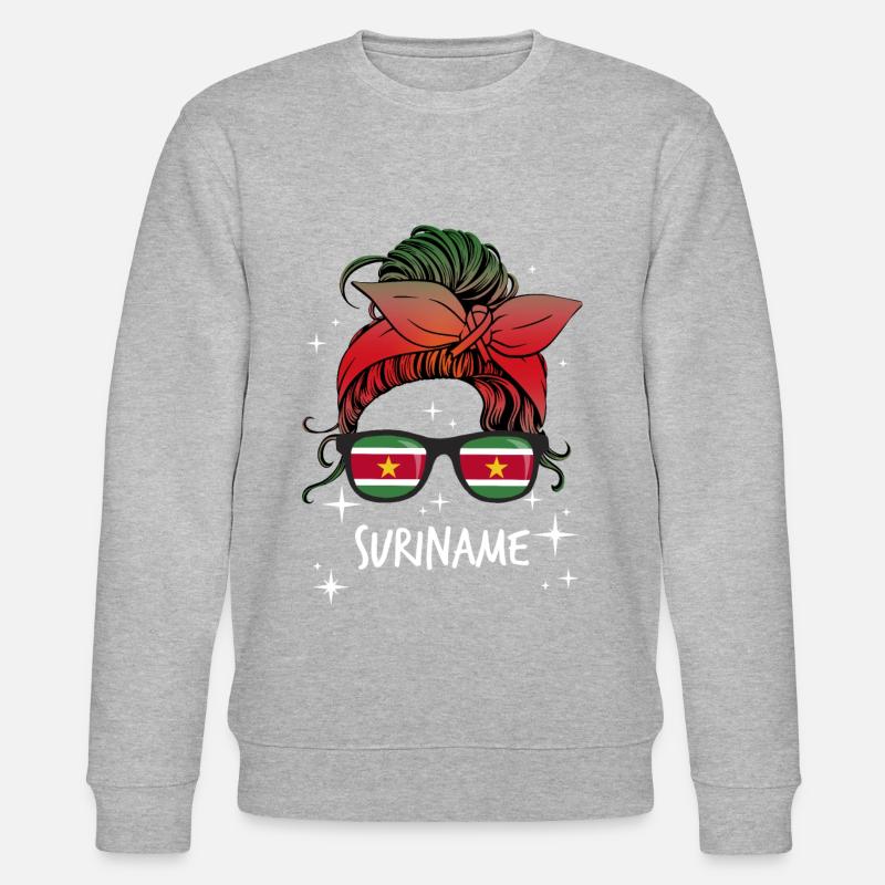 Suriname - Stanley/Stella Unisex Bio-Sweatshirt CHANGER  - Grau meliert