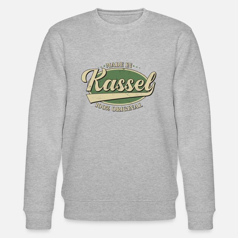 Kassel Kasseler Original - Stanley/Stella Unisex Bio-Sweatshirt CHANGER  - Grau meliert