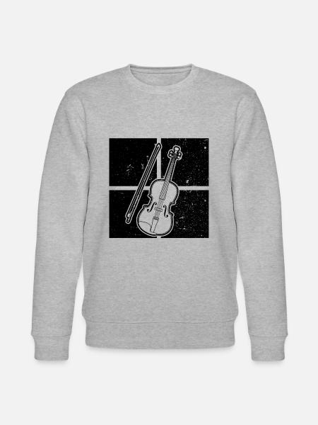 Violin Violinist Violinist - Stanley/Stella CHANGER Unisex Organic Sweatshirt - heather grey