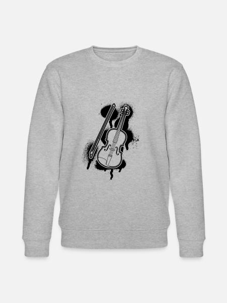 Violin Violinist Violinist - Stanley/Stella CHANGER Unisex Organic Sweatshirt - heather grey