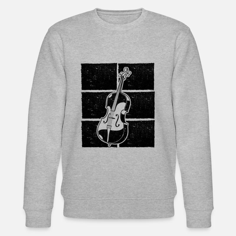 Cello Cellospieler Cellist - Stanley/Stella Unisex Bio-Sweatshirt CHANGER - Grau meliert
