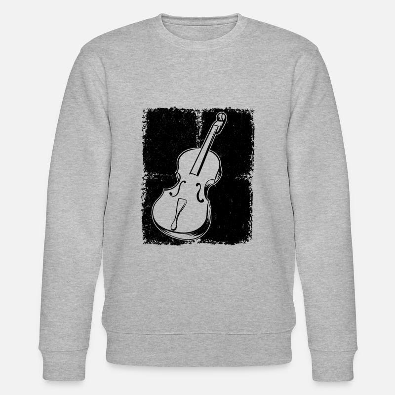 Cello Cellospieler Cellist - Stanley/Stella Unisex Bio-Sweatshirt CHANGER  - Grau meliert