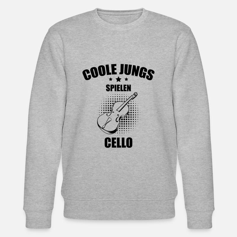Cello Cellospieler Cellist - Stanley/Stella Unisex Bio-Sweatshirt CHANGER  - Grau meliert