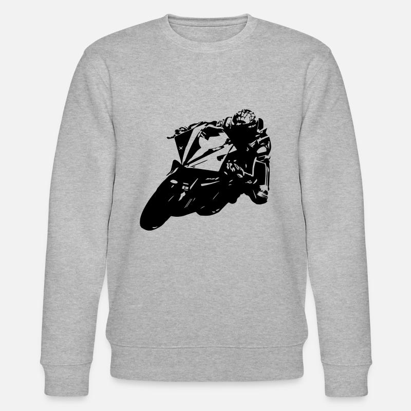 Motorrad - Stanley/Stella Unisex Bio-Sweatshirt CHANGER  - Grau meliert