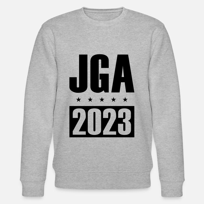 Jga 2023 Junggesellenabschied - Stanley/Stella Unisex Bio-Sweatshirt CHANGER  - Grau meliert