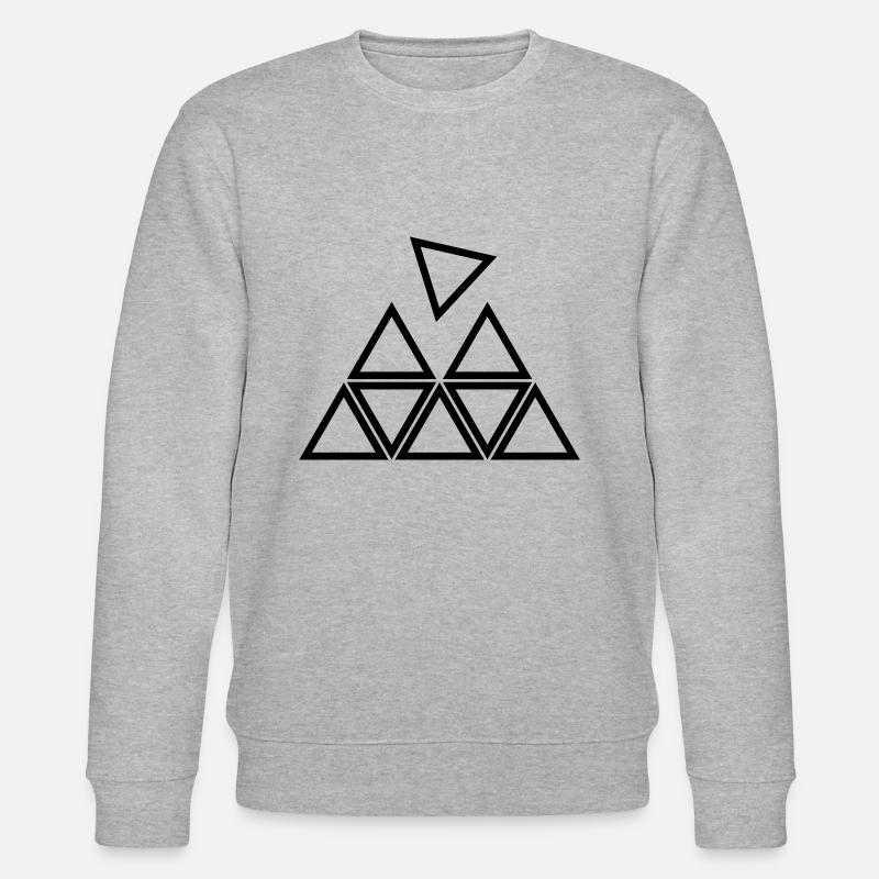 Pyramide - Sweat bio CHANGER Stanley/Stella Unisexe - gris chiné