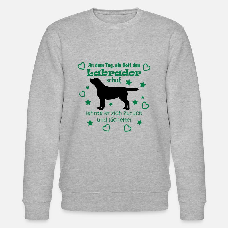 Gott schuf Labrador - Stanley/Stella Unisex Bio-Sweatshirt CHANGER  - undefined