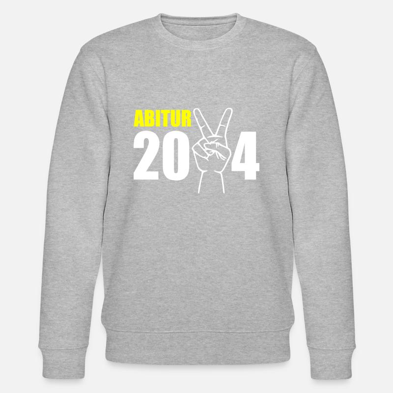 Abitur 2024 - Stanley/Stella Unisex Bio-Sweatshirt CHANGER  - Grau meliert