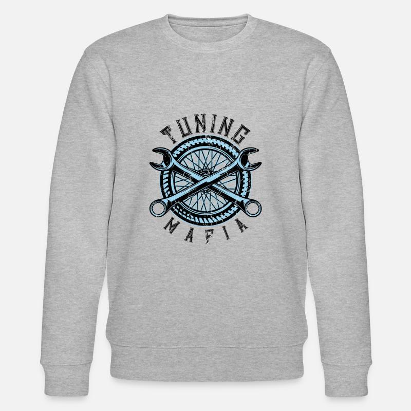 Tuning mafia reifen - Stanley/Stella Unisex Bio-Sweatshirt CHANGER  - Grau meliert