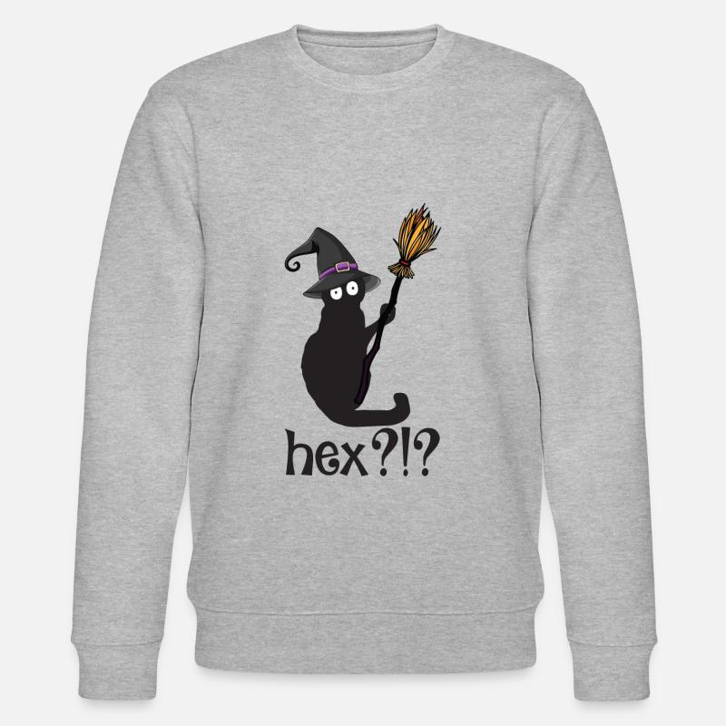 Hex Witch Cat Halloween - Sweat bio CHANGER Stanley/Stella Unisexe - gris chiné
