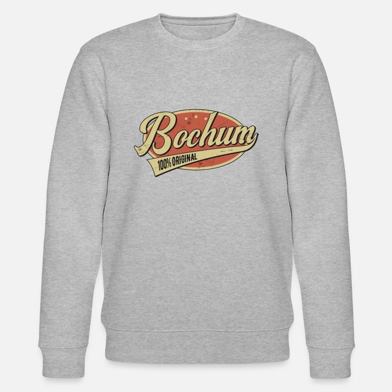 Bochum Bochumer Original - Stanley/Stella Unisex Bio-Sweatshirt CHANGER - Grau meliert