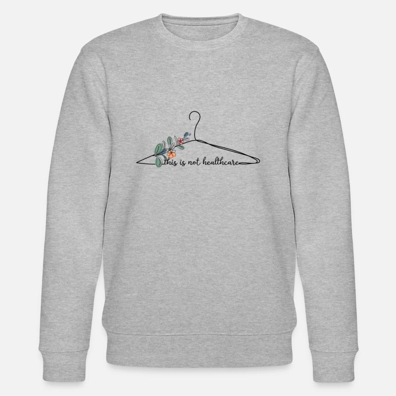 This Is Not Healthcare - Stanley/Stella Unisex Bio-Sweatshirt CHANGER - Grau meliert