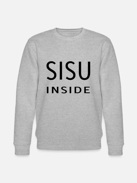 Sisu inside - Stanley/Stella CHANGER Unisex Organic Sweatshirt - heather grey