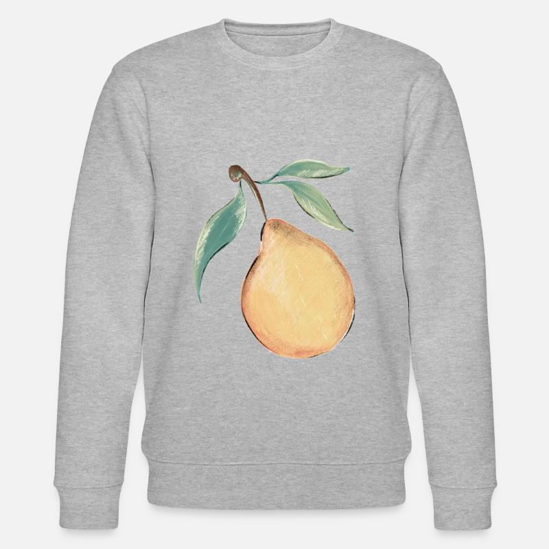 Birne - Stanley/Stella Unisex Bio-Sweatshirt CHANGER  - Grau meliert