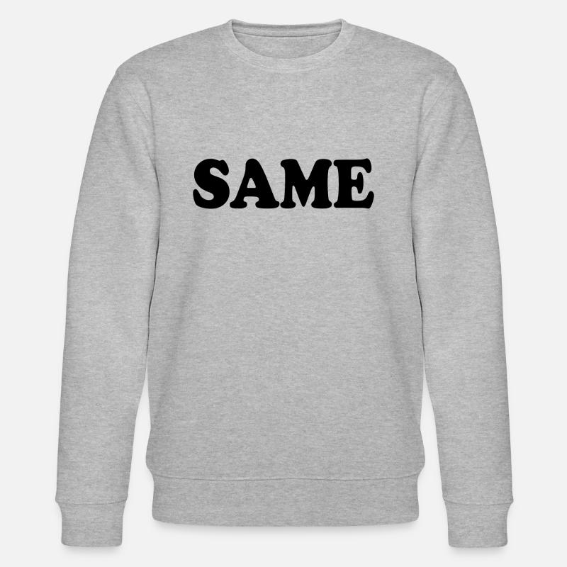 Same - Stanley/Stella CHANGER Unisex Organic Sweatshirt - heather grey