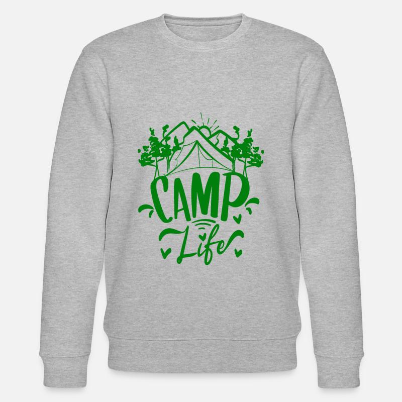 Vie de camp - Sweat bio CHANGER Stanley/Stella Unisexe - gris chiné