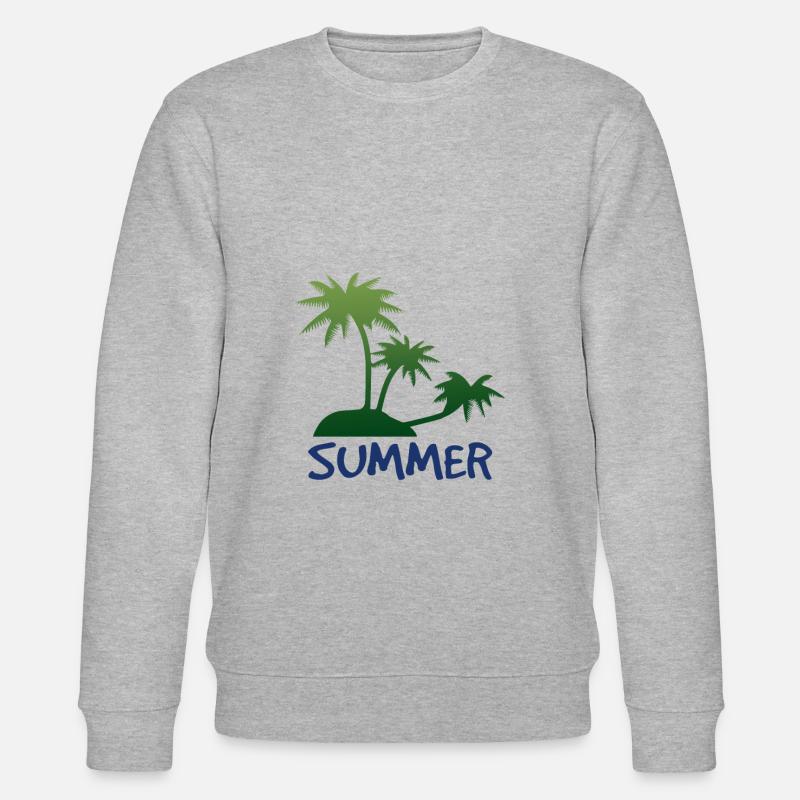 Summer...Sommer - Stanley/Stella Unisex Bio-Sweatshirt CHANGER  - Grau meliert