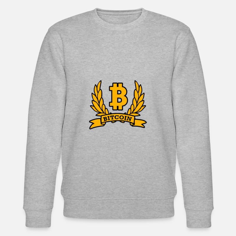 Bitcoin - Sweat bio CHANGER Stanley/Stella Unisexe - gris chiné