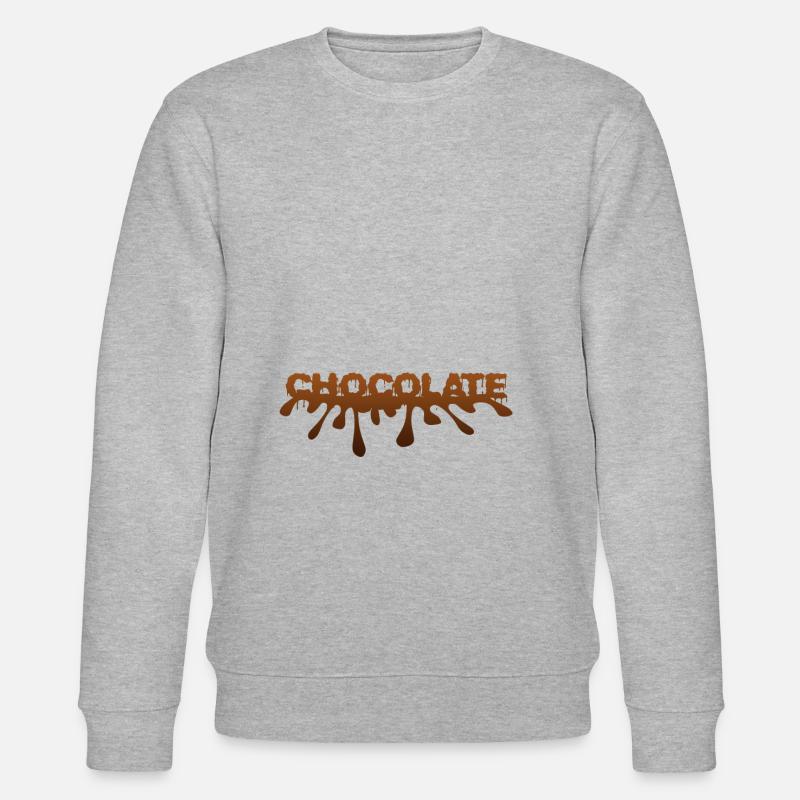 chocolat - chocolat - Sweat bio CHANGER Stanley/Stella Unisexe - gris chiné