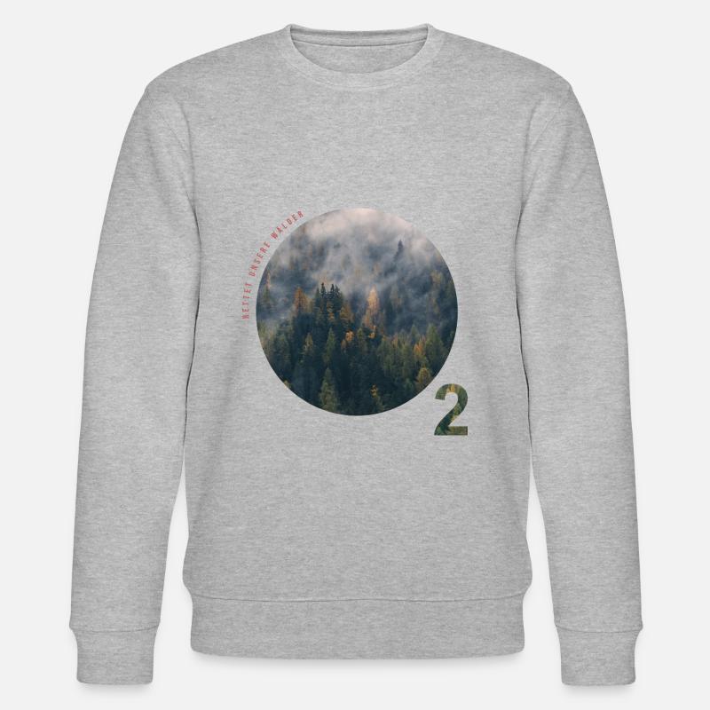 Sauvez nos forêts - Sweat bio CHANGER Stanley/Stella Unisexe - gris chiné