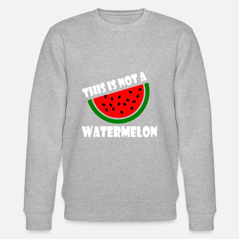 THIS IS NOT A WATERMELON - Sweat bio CHANGER Stanley/Stella Unisexe - gris chiné
