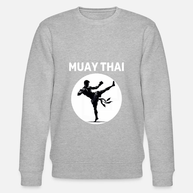 Combattant de Muay Thaï - Sweat bio CHANGER Stanley/Stella Unisexe - gris chiné