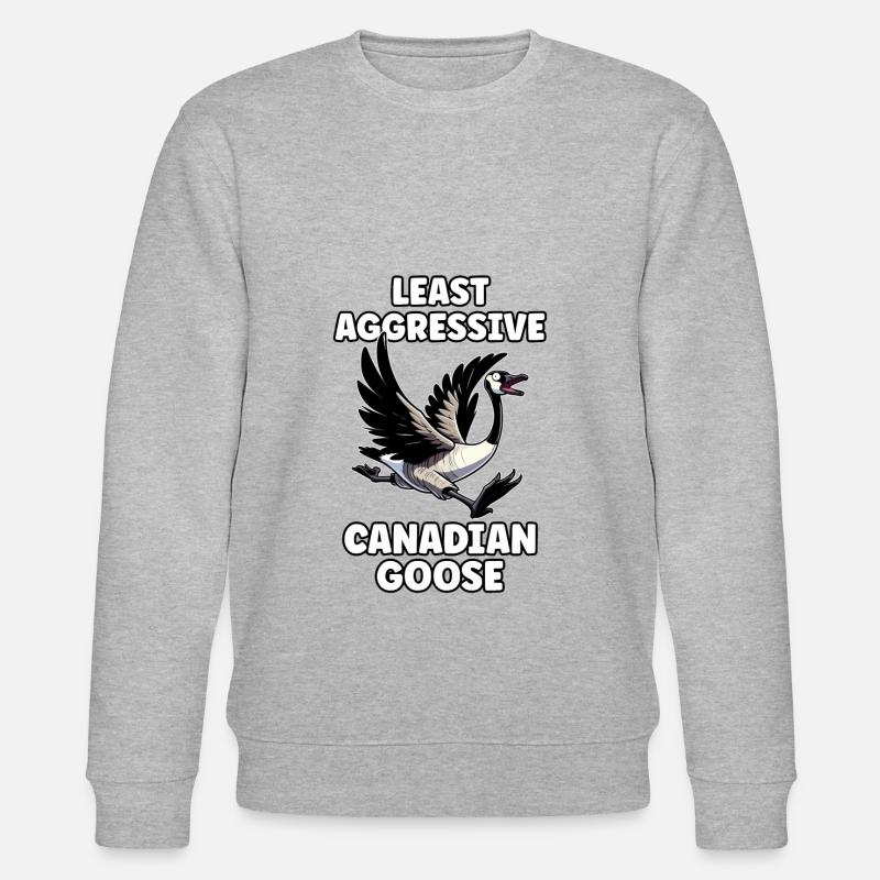 Mème de l’oie canadienne - Sweat bio CHANGER Stanley/Stella Unisexe - gris chiné