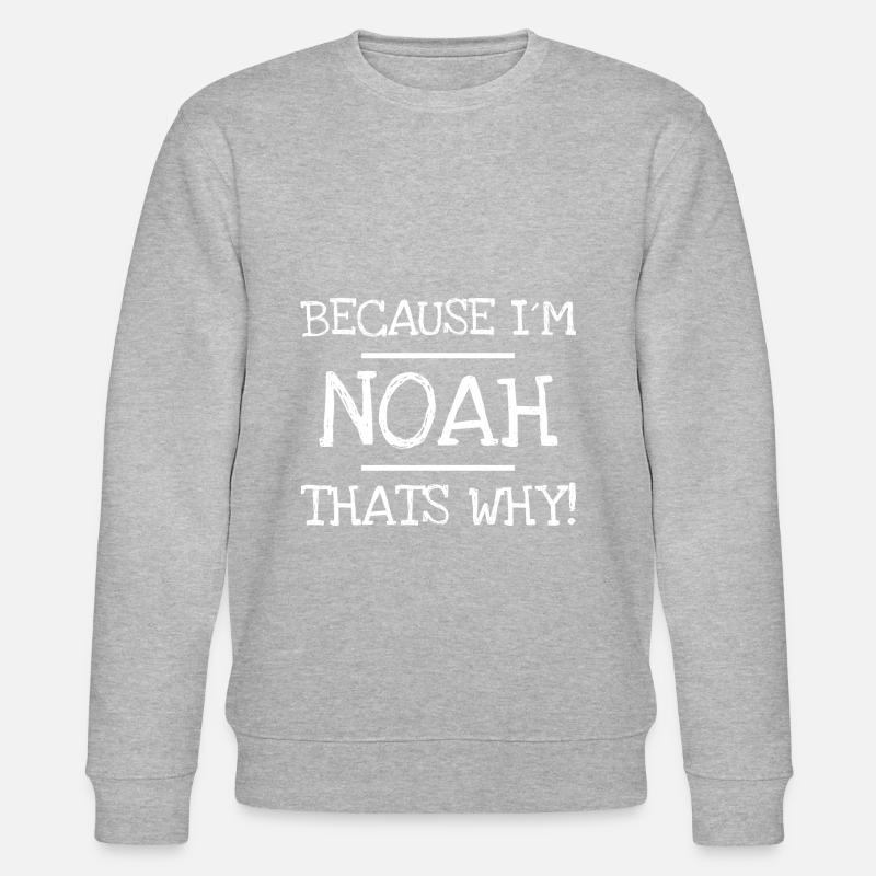 Name Noah - Stanley/Stella Unisex Bio-Sweatshirt CHANGER  - Grau meliert