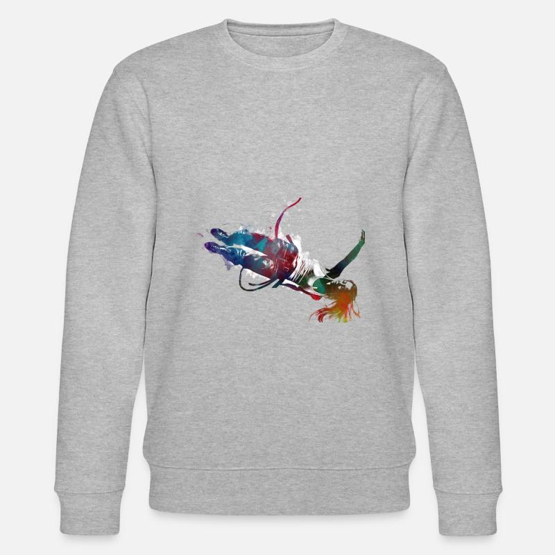 Bungee-Sprung #bungee - Stanley/Stella Unisex Bio-Sweatshirt CHANGER  - Grau meliert