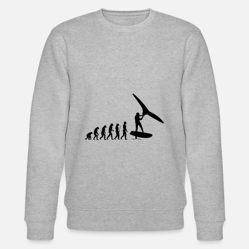 Évolution du foilwing - Sweat bio CHANGER Stanley/Stella Unisexe - gris chiné