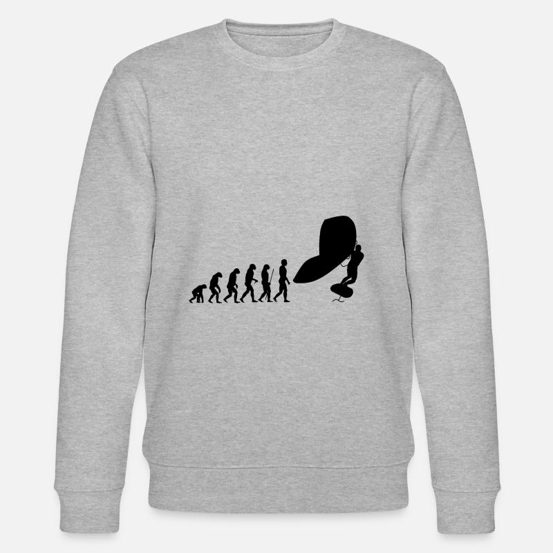 Wingfoil Evolution - Stanley/Stella Unisex Bio-Sweatshirt CHANGER  - Grau meliert