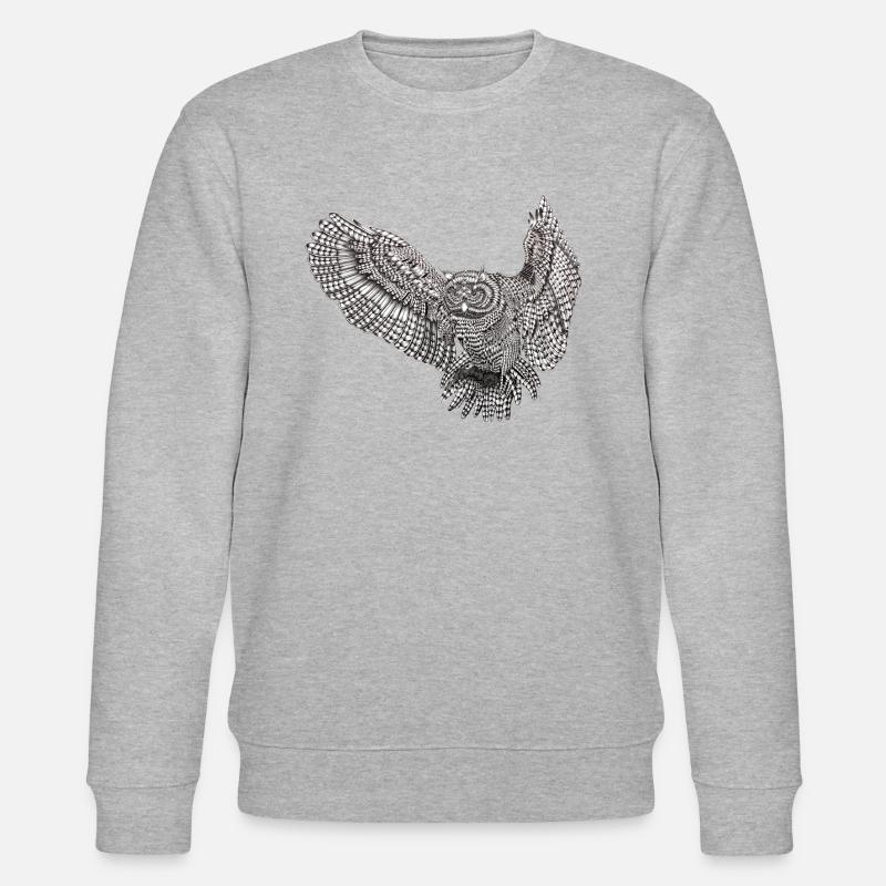 flyingowl - Stanley/Stella Unisex Bio-Sweatshirt CHANGER  - Grau meliert
