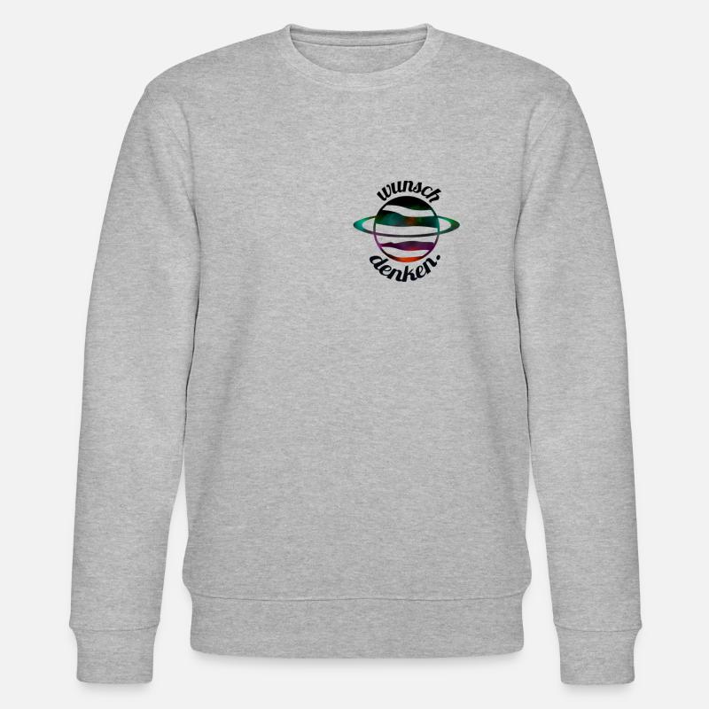Planet - Stanley/Stella Unisex Bio-Sweatshirt CHANGER  - Grau meliert