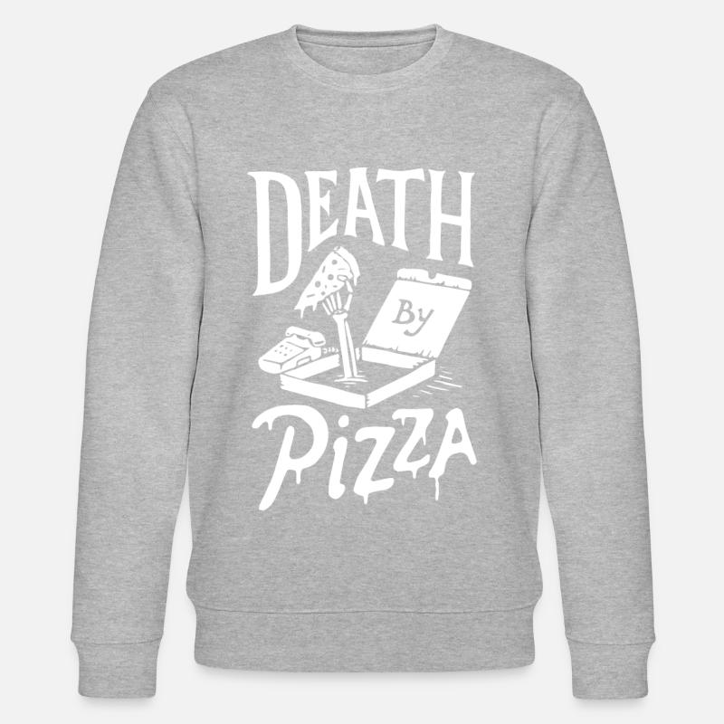 Pizza - Stanley/Stella Unisex Bio-Sweatshirt CHANGER  - Grau meliert