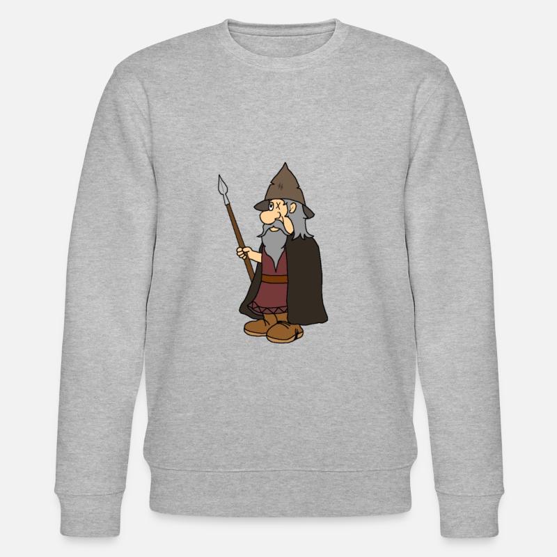 Odin der Wikinger - Stanley/Stella Unisex Bio-Sweatshirt CHANGER  - Grau meliert