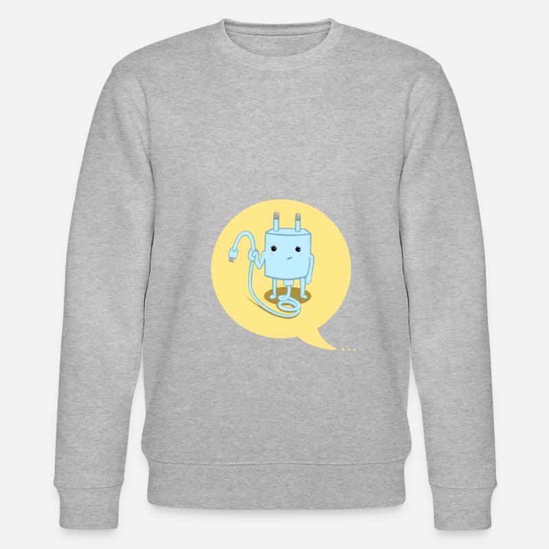 No Energie - Stanley/Stella Unisex Bio-Sweatshirt CHANGER  - Grau meliert