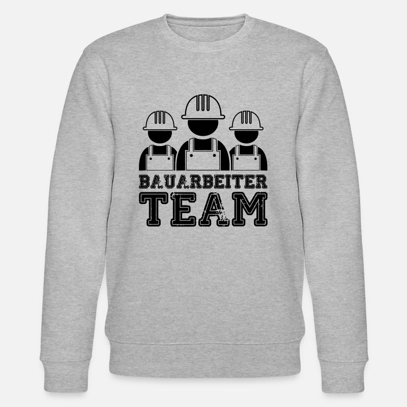 bauarbeiter team 01 - Stanley/Stella Unisex Bio-Sweatshirt CHANGER - Grau meliert
