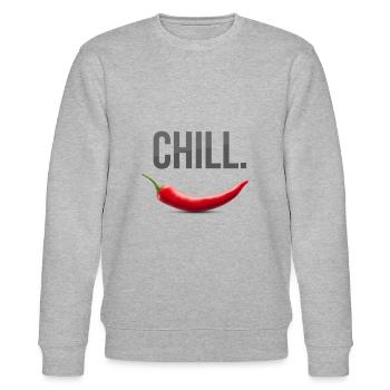 Chill - Stanley/Stella CHANGER Unisex Organic Sweatshirt - heather grey - Front - Nik (191cm) & Marisol (170cm)