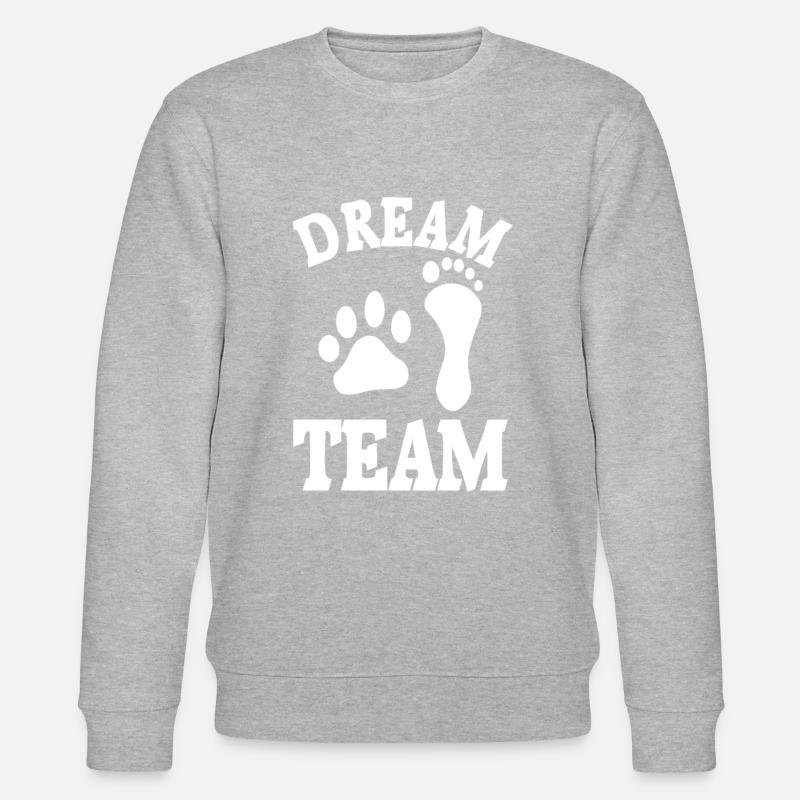 Dream Team - Stanley/Stella Unisex Bio-Sweatshirt CHANGER  - Grau meliert