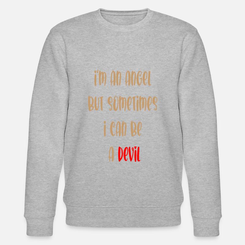 Engel und Dämon - Stanley/Stella Unisex Bio-Sweatshirt CHANGER  - undefined