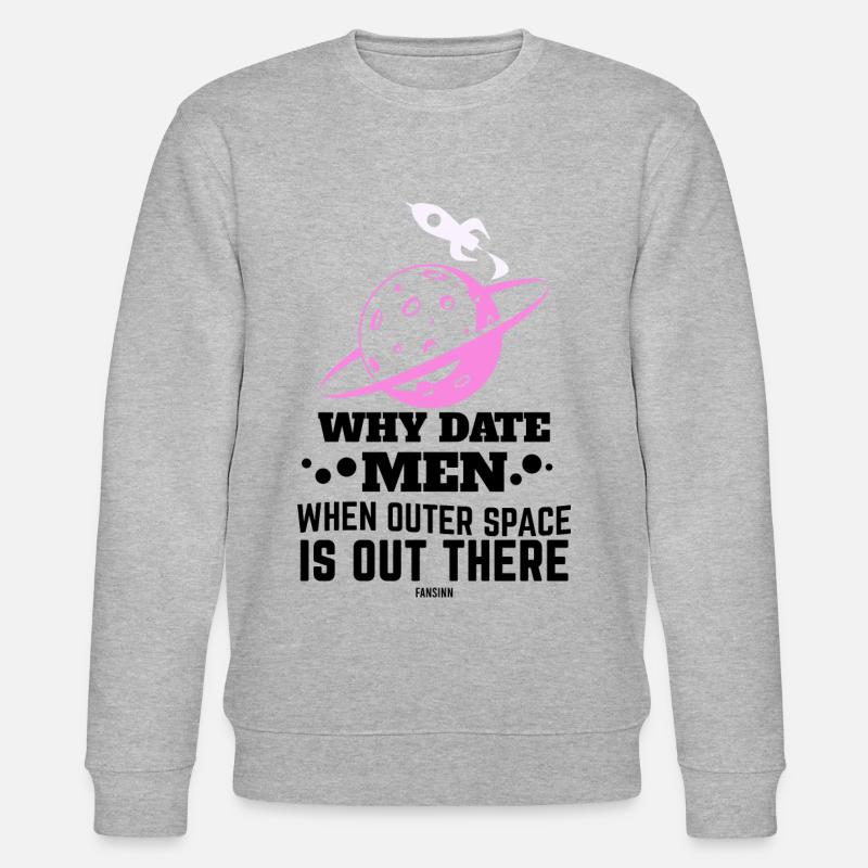 Femme astronaute en sciences spatiales - Sweat bio CHANGER Stanley/Stella Unisexe - gris chiné