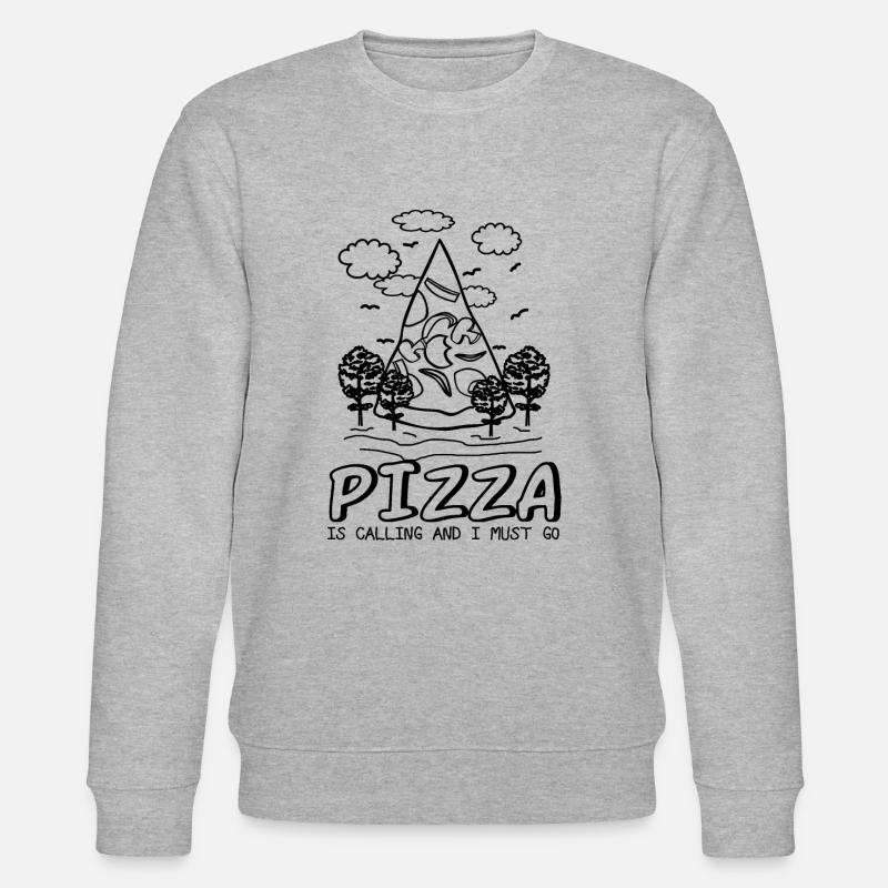 PIZZA Randonnée - Sweat bio CHANGER Stanley/Stella Unisexe - gris chiné