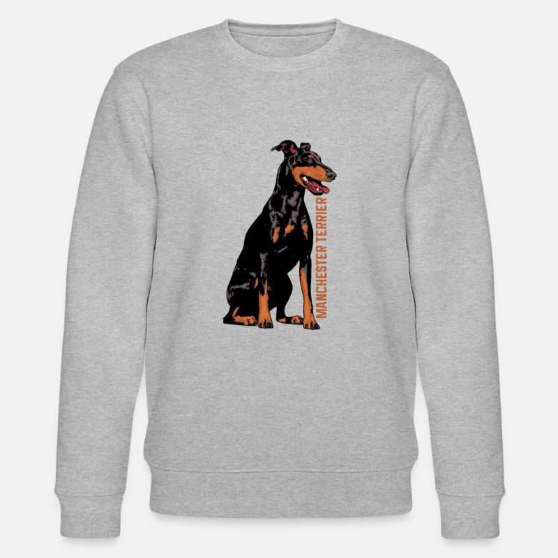 Manchester Terrier - Sweat bio CHANGER Stanley/Stella Unisexe - gris chiné