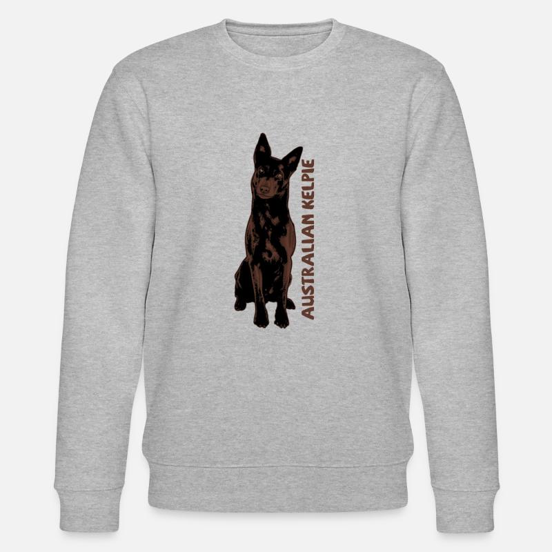 Australian Kelpie - Stanley/Stella Unisex Bio-Sweatshirt CHANGER  - Grau meliert