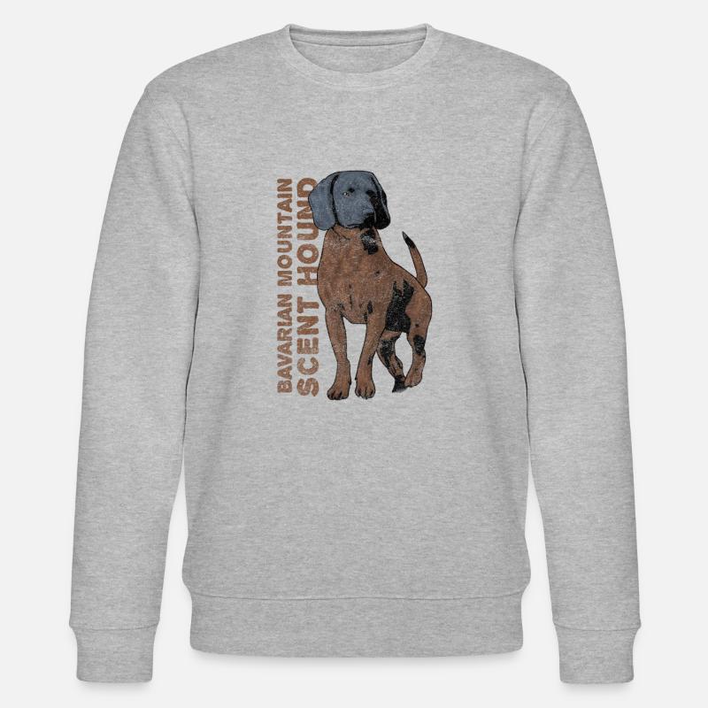 Bayerischer Gebirgsschweißhund - Stanley/Stella Unisex Bio-Sweatshirt CHANGER  - Grau meliert