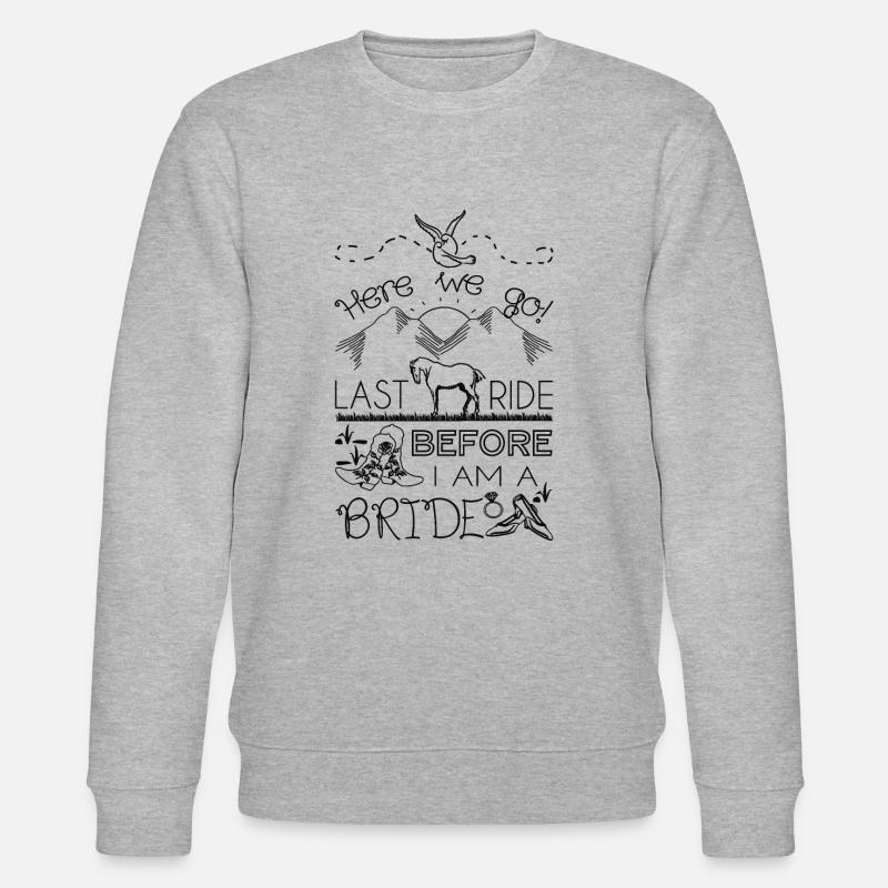 JGA Team BRAUT - Stanley/Stella Unisex Bio-Sweatshirt CHANGER  - Grau meliert