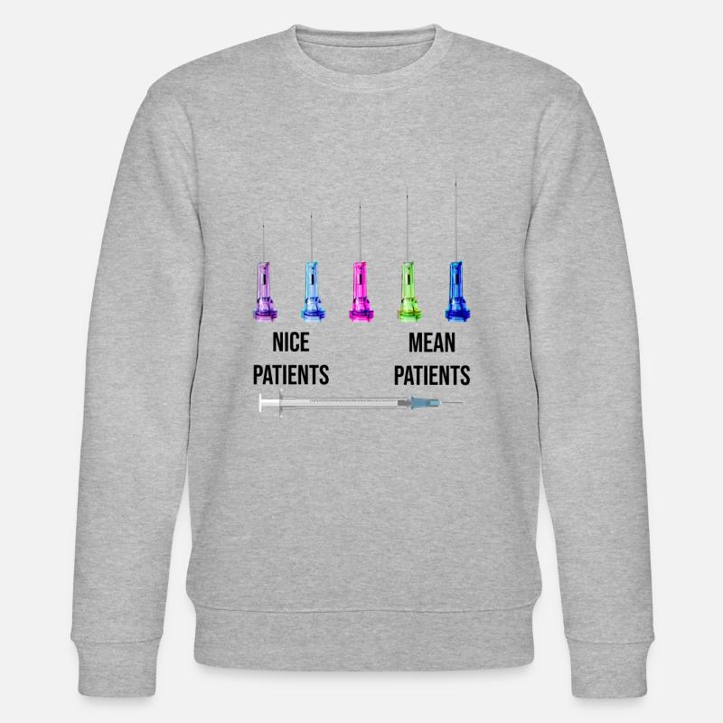 Fun Nurse - Stanley/Stella Unisex Bio-Sweatshirt CHANGER  - Grau meliert